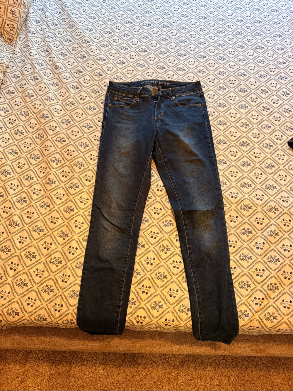 Articles Of Society Dark Wash Skinny Jeans